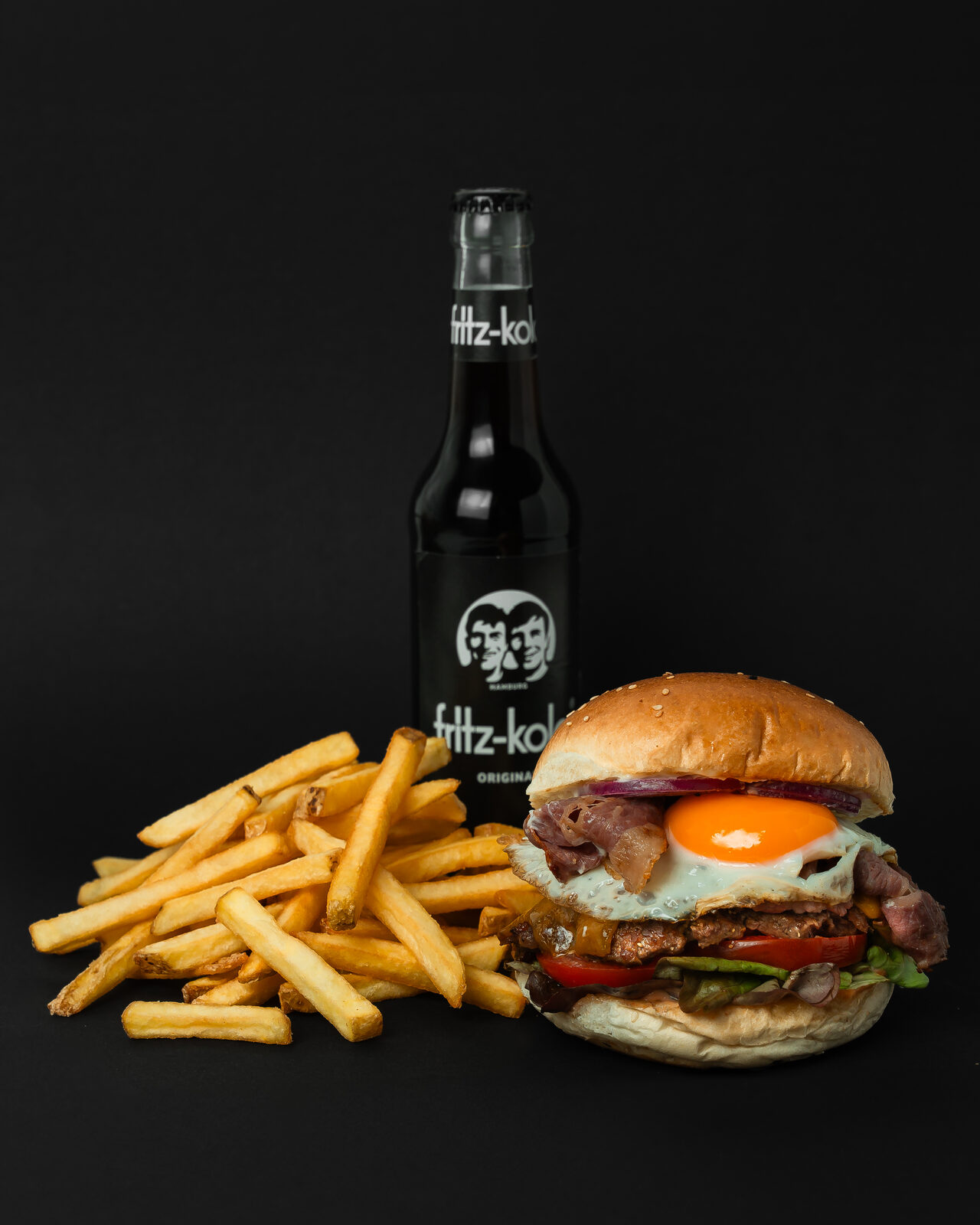 Frisch gegrillter Burger in Berlin-Mitte